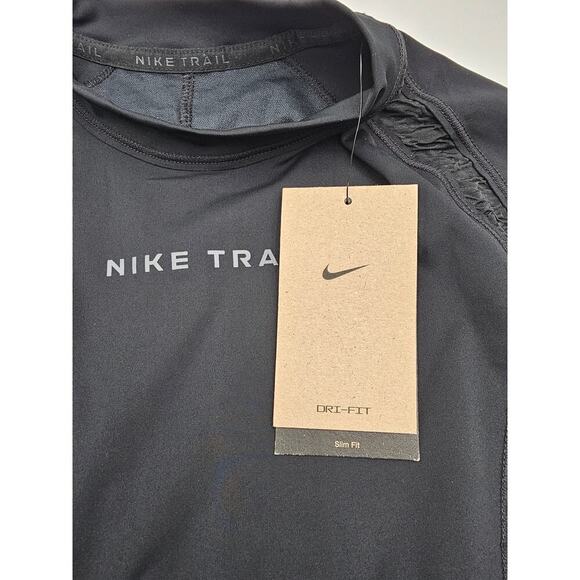 Nike Trail Women's S Black Dri-Fit Long-Sleeve Top and Repel Running Pants NWT - Picture 16 of 16